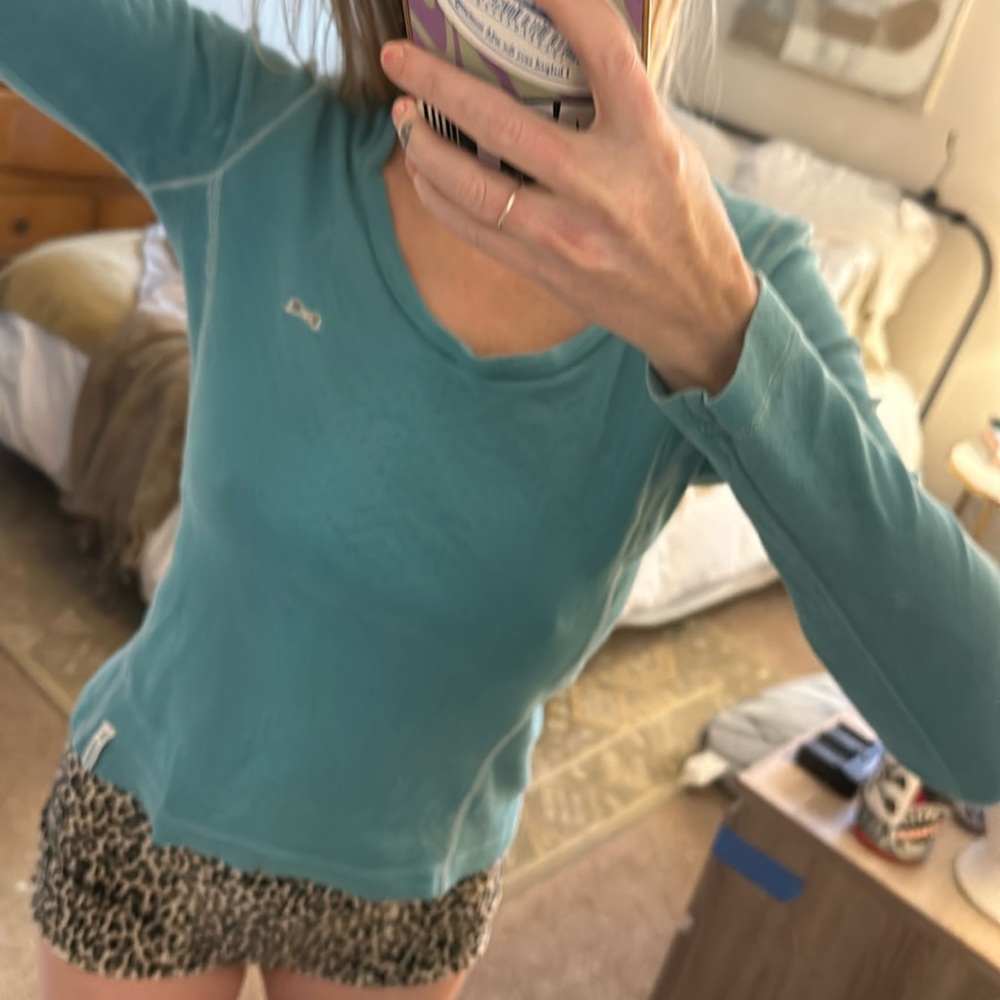 Vintage Le Tigre long sleeve top size small RARE